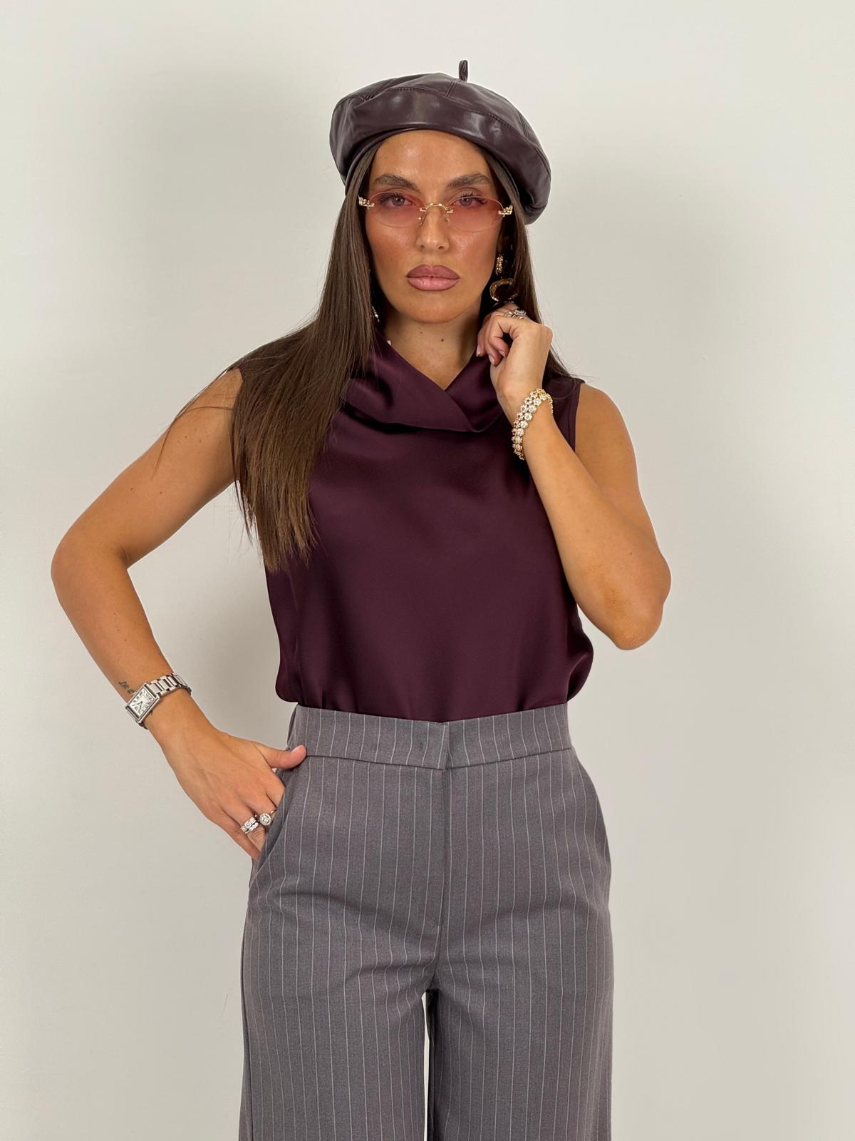 Blusa BRITTANY effetto seta