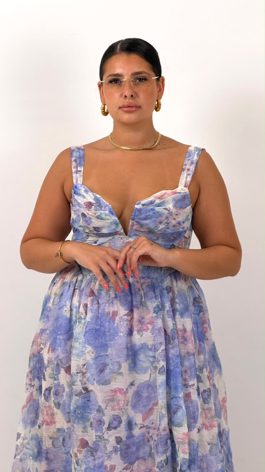CURVY Abito PRIMULA - Abito lungo COLLEZIONE CHIC