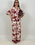 Cordset EKIN - Completo blusa e pantalone a fantasia