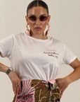 T-shirt in cotone PAREO, LIMONCELLO E BELLA VITA
