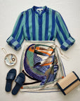 Cordset BAHAMAS Pappagallo - Completo camicia, gonna e pareo - preordine 5-6 giorni