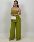 Cordset MENA - Completo top scollo a cuore e pantalone