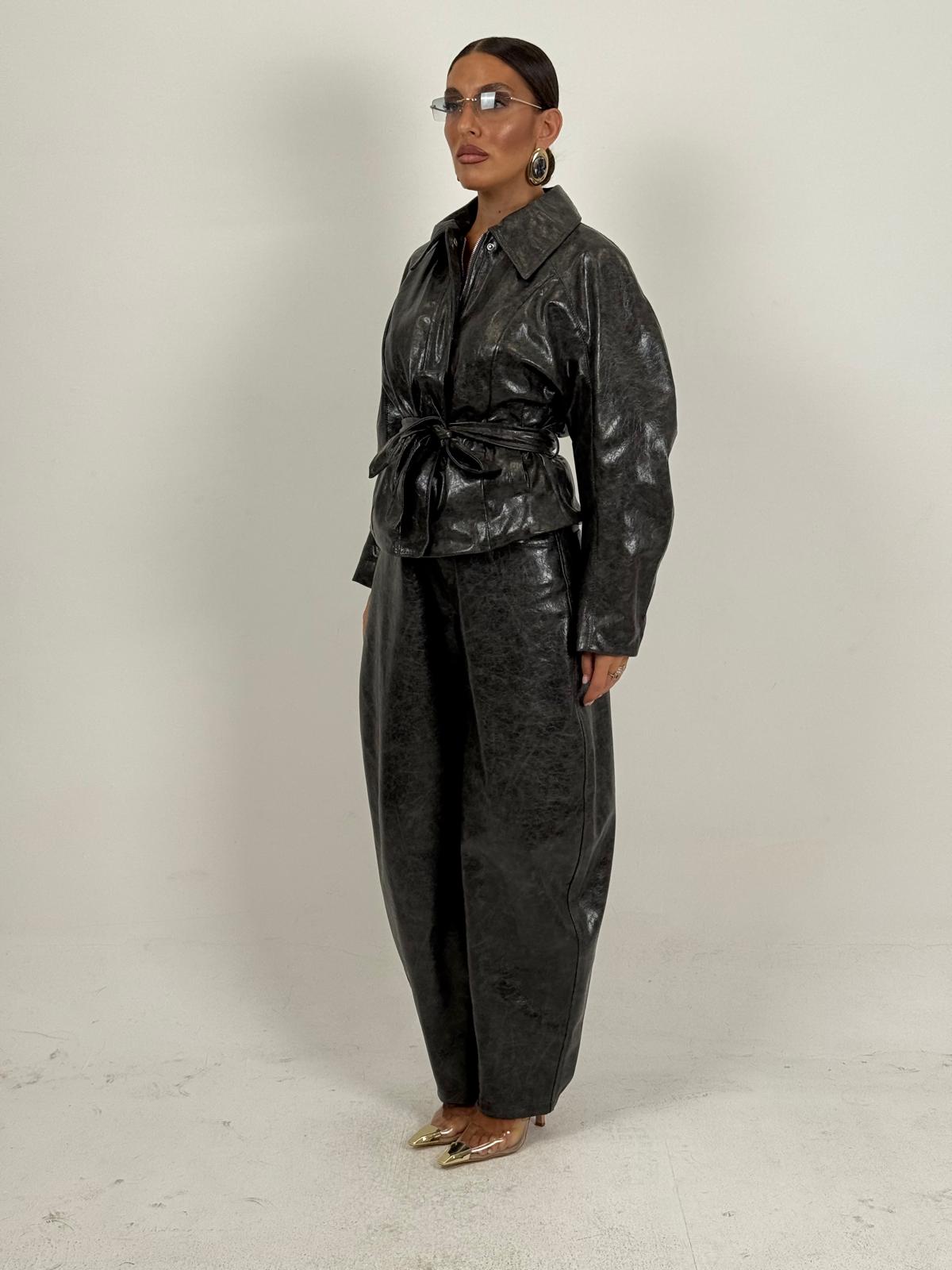 Pantalone CEMILE - Pantalone lumina in ecopelle