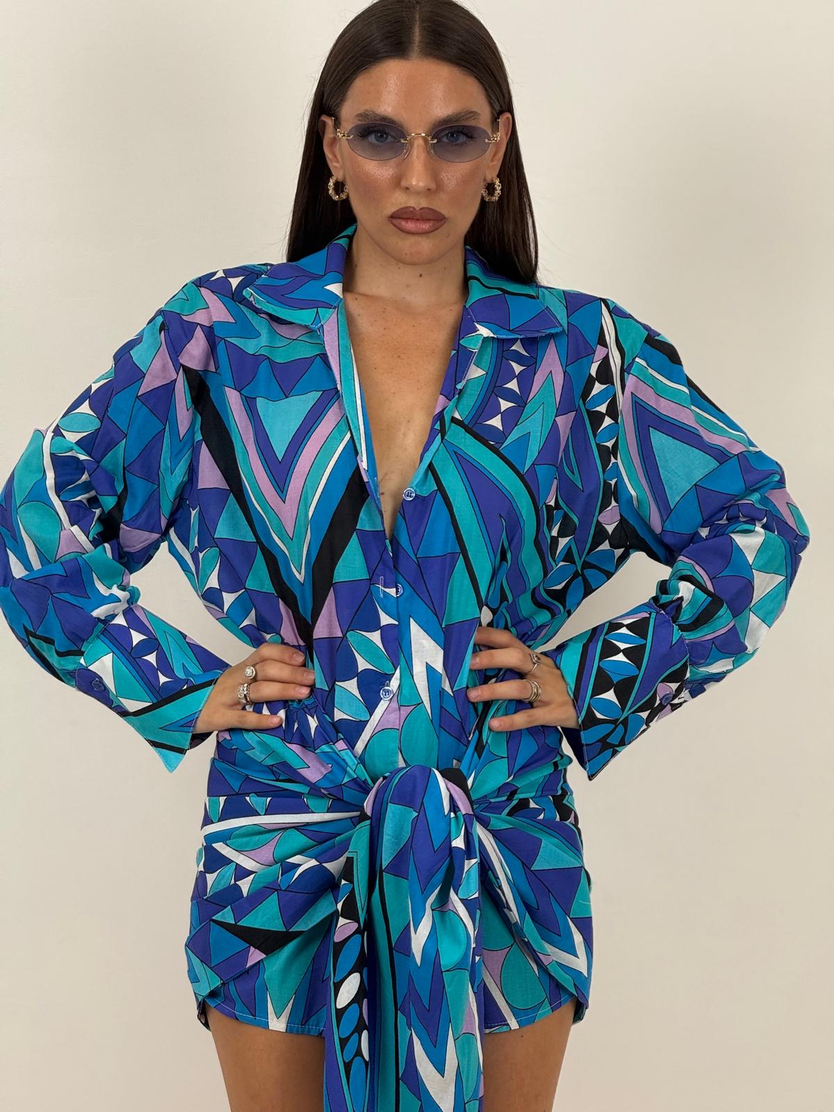 Cordset DELFINA - Completo camicia e gonna pareo