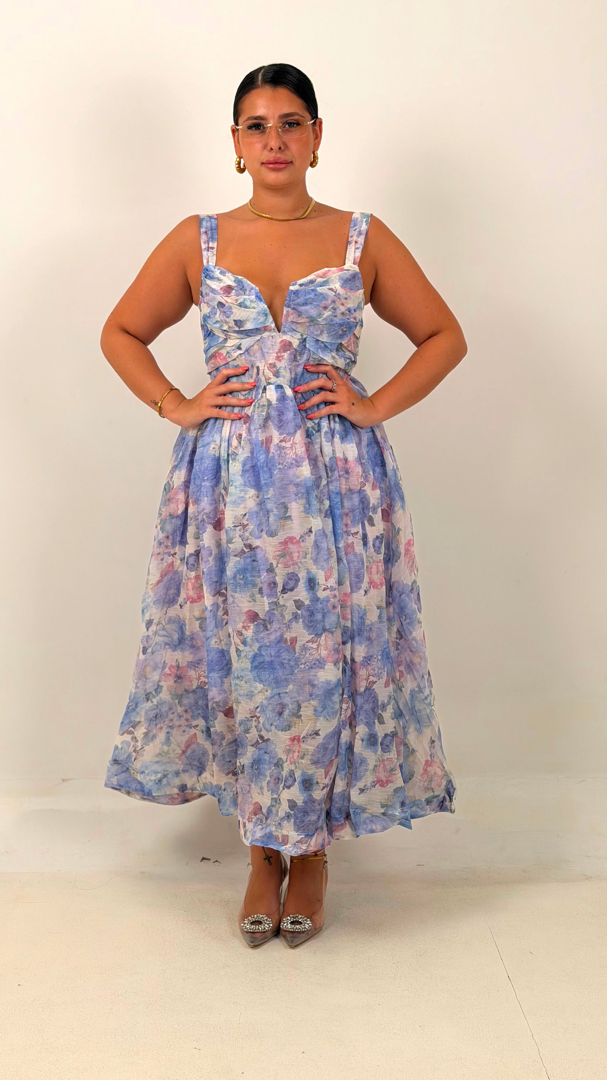 CURVY Abito PRIMULA - Abito lungo COLLEZIONE CHIC