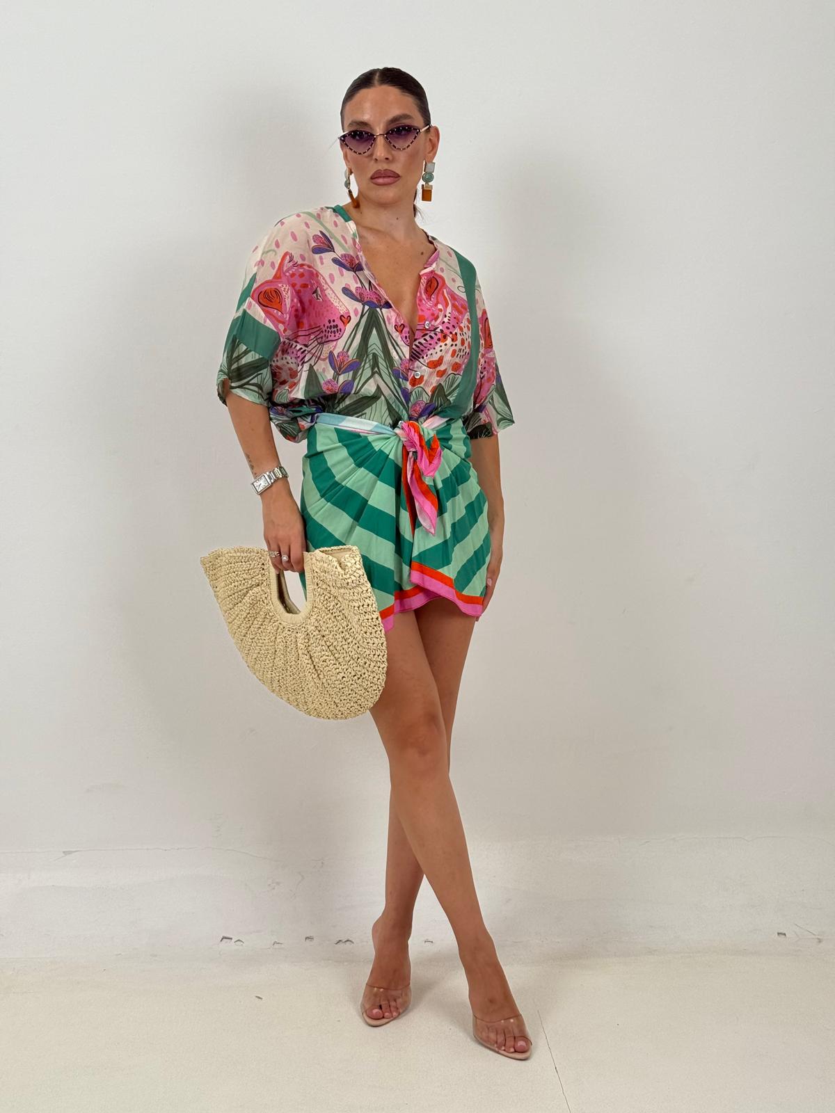 Cordset DOLCE VITA - Completo camicia e gonna pareo