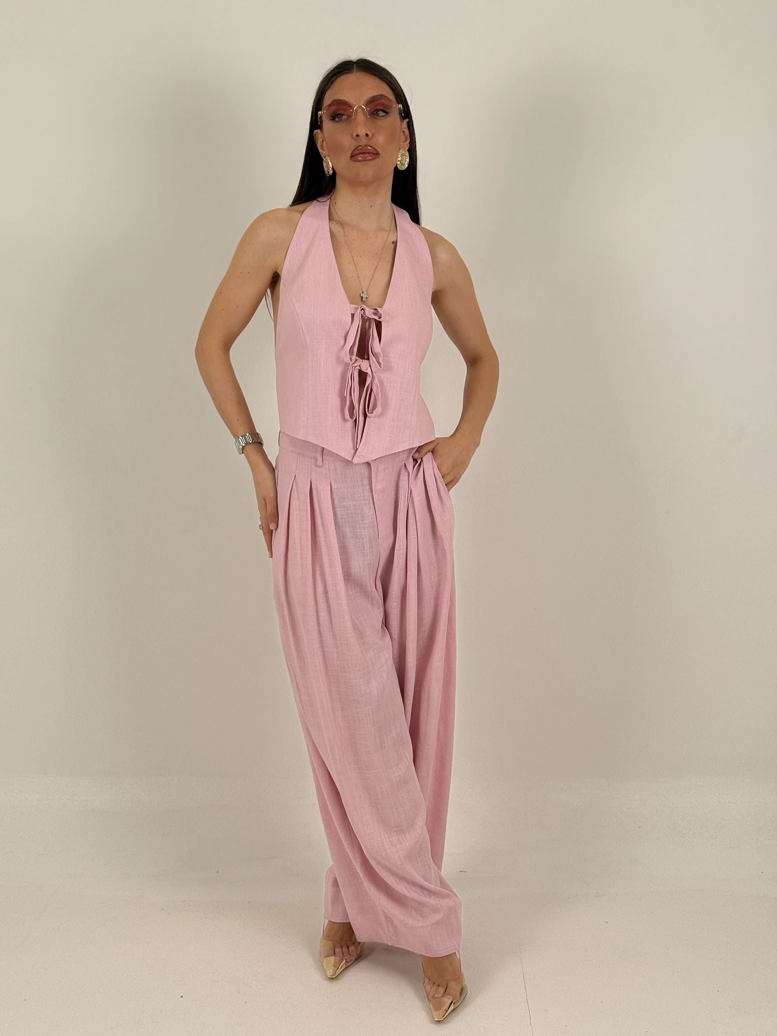 Cordset ZOE - Completo top e pantalone