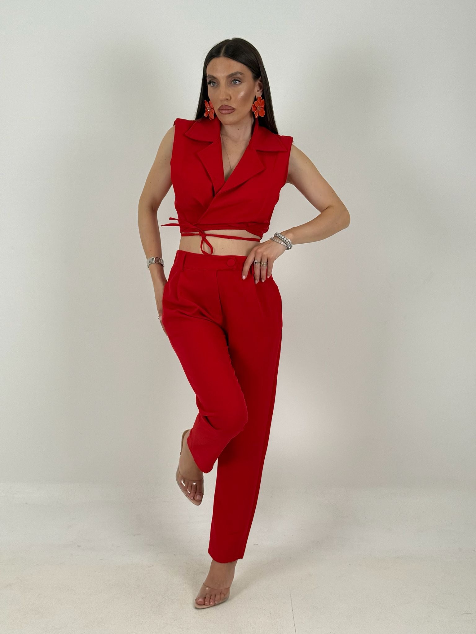 Tailleur ELLY - COMPLETO giacca corta e pantalone