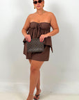 CURVY Cordset BEA - Completo top scollo a cuore e pantaloncino