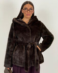 Pelliccia SISSY - Eco pelliccia modello accappatoio