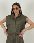 Cordset ALIX - Completo Just west gilet corto e pantalone