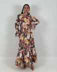 Abito FLORINDA - Abito lungo a fantasia - COLLEZIONE CHIC