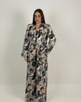 Tailleur BLUME - Completo giacca e pantalone fantasia fiore