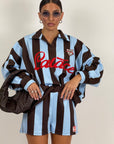 Cordset CARLOS a righe con pantaloncino