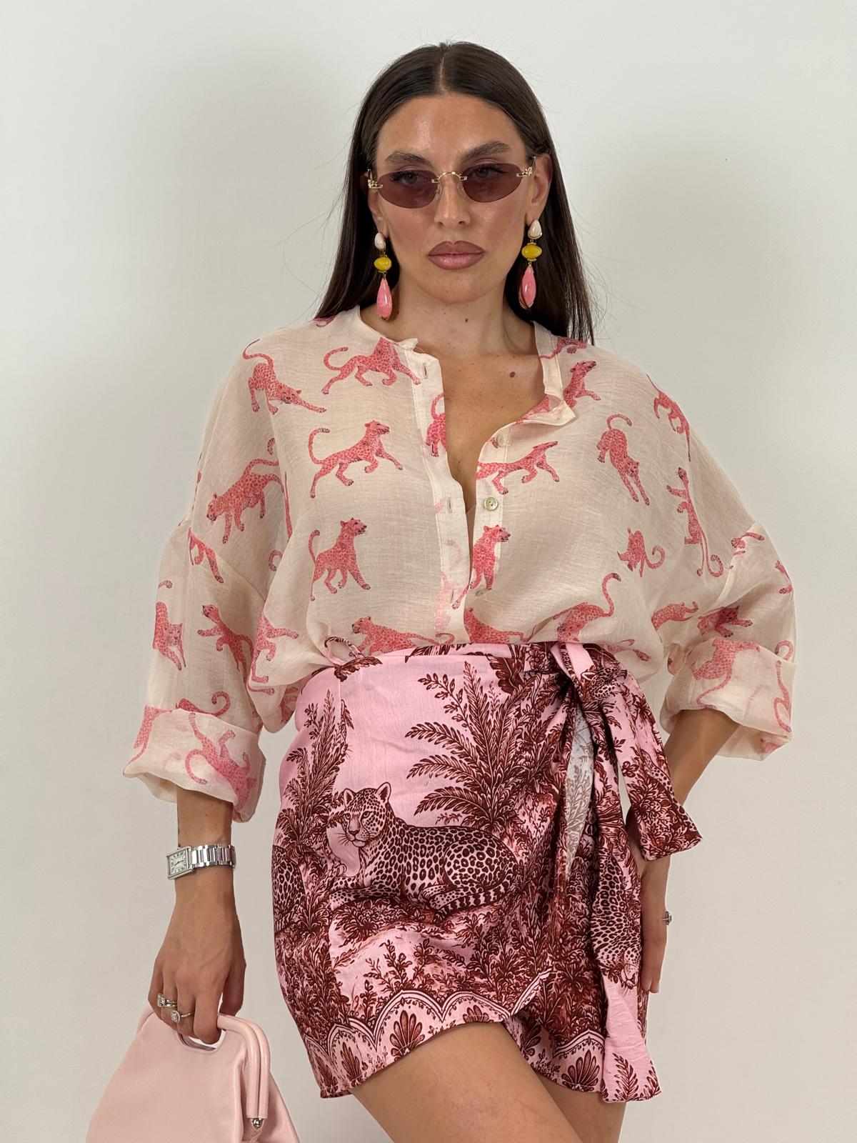 Camicia LEOPARD PINK