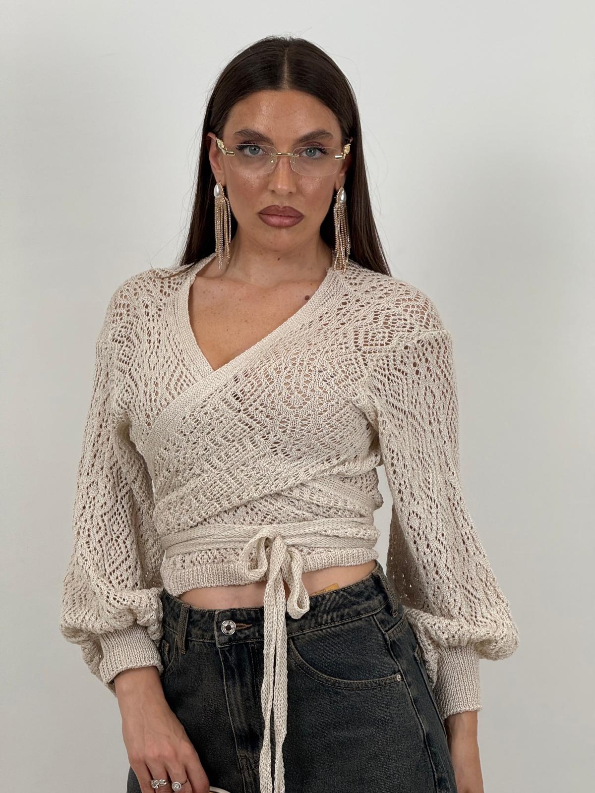 Cardigan LUCY ad incrocio
