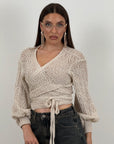 Cardigan LUCY ad incrocio