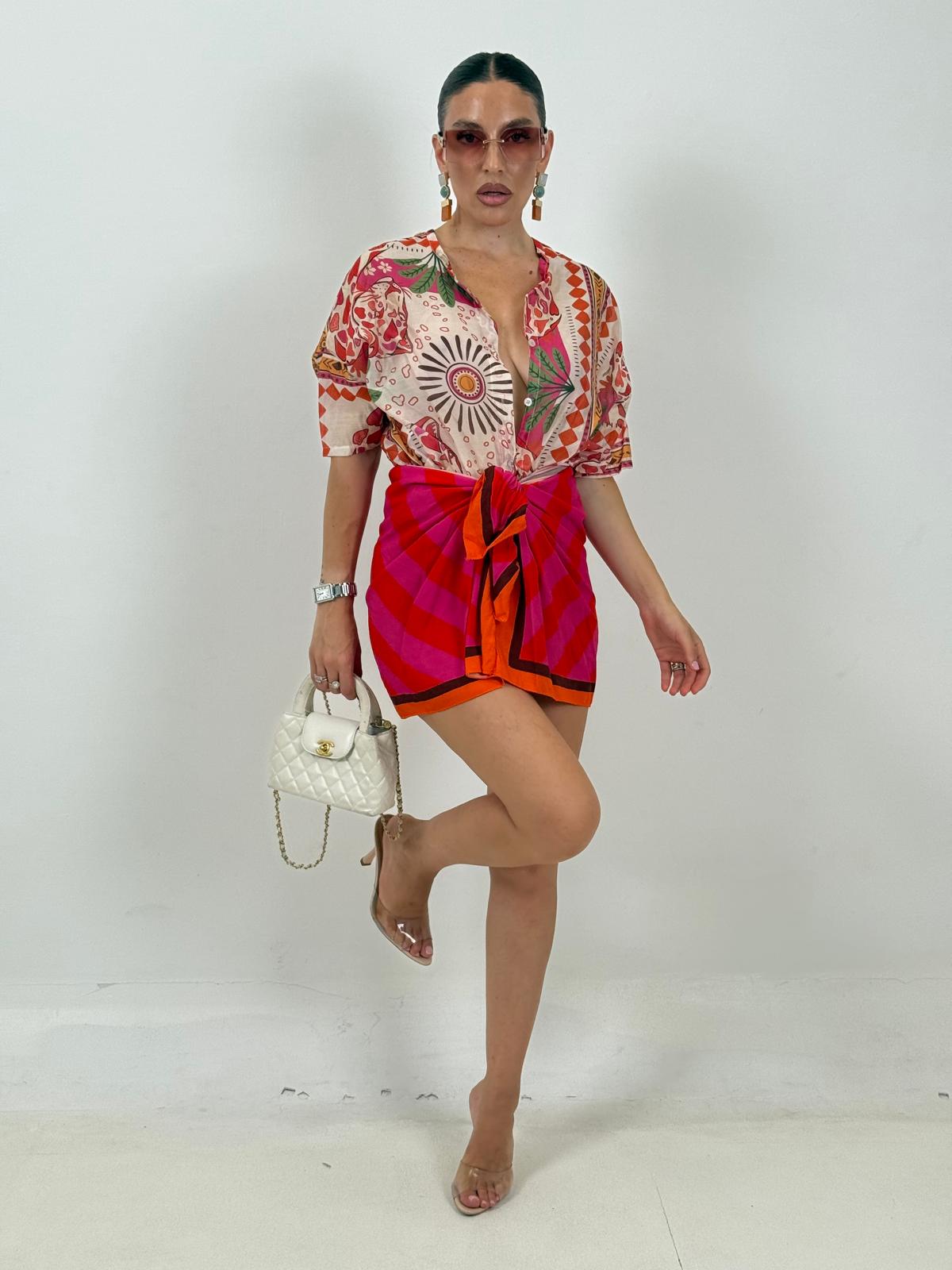 Cordset SALINA - Completo camicia e gonna pareo