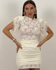 Abito CLARA - Abito corto in pizzo - COLLEZIONE CHIC