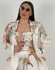 Tailleur MARIASOLE - tailleur tre pezzi semil lino
