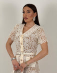 SALDO Abito BRENDA - Abito lungo in pizzo Collezione chic