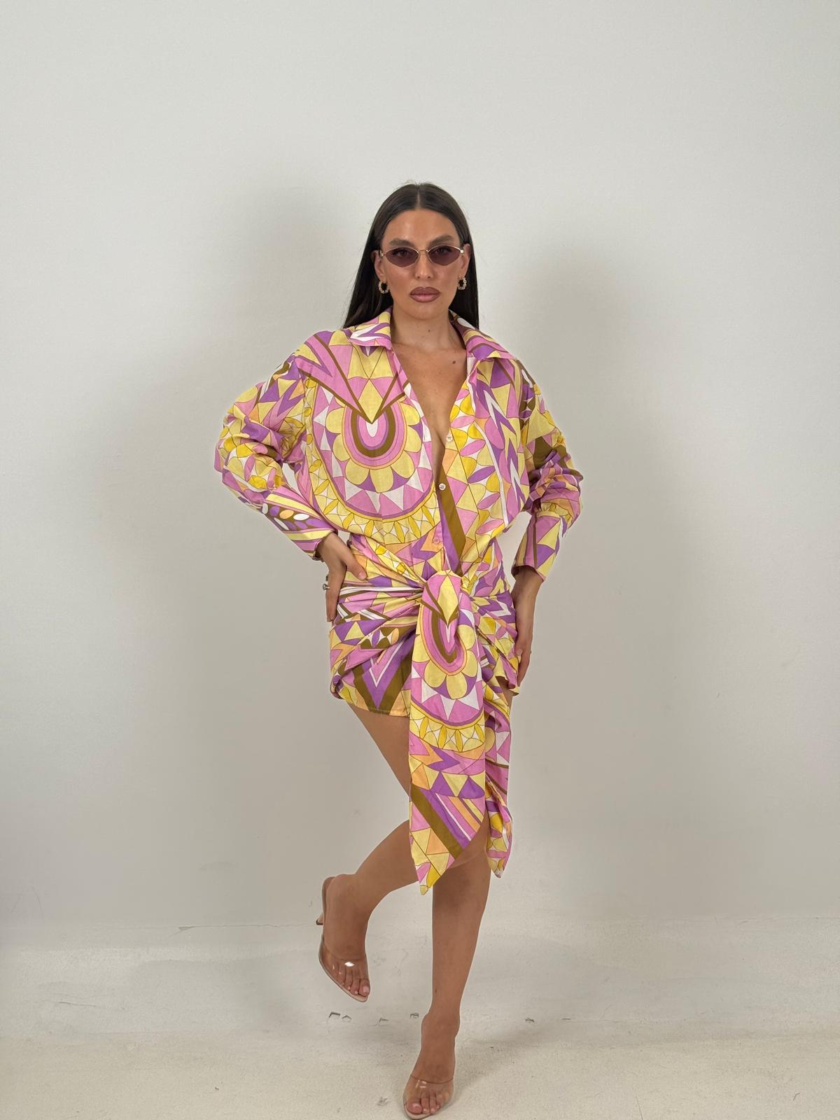 Cordset DELFINA - Completo camicia e gonna pareo