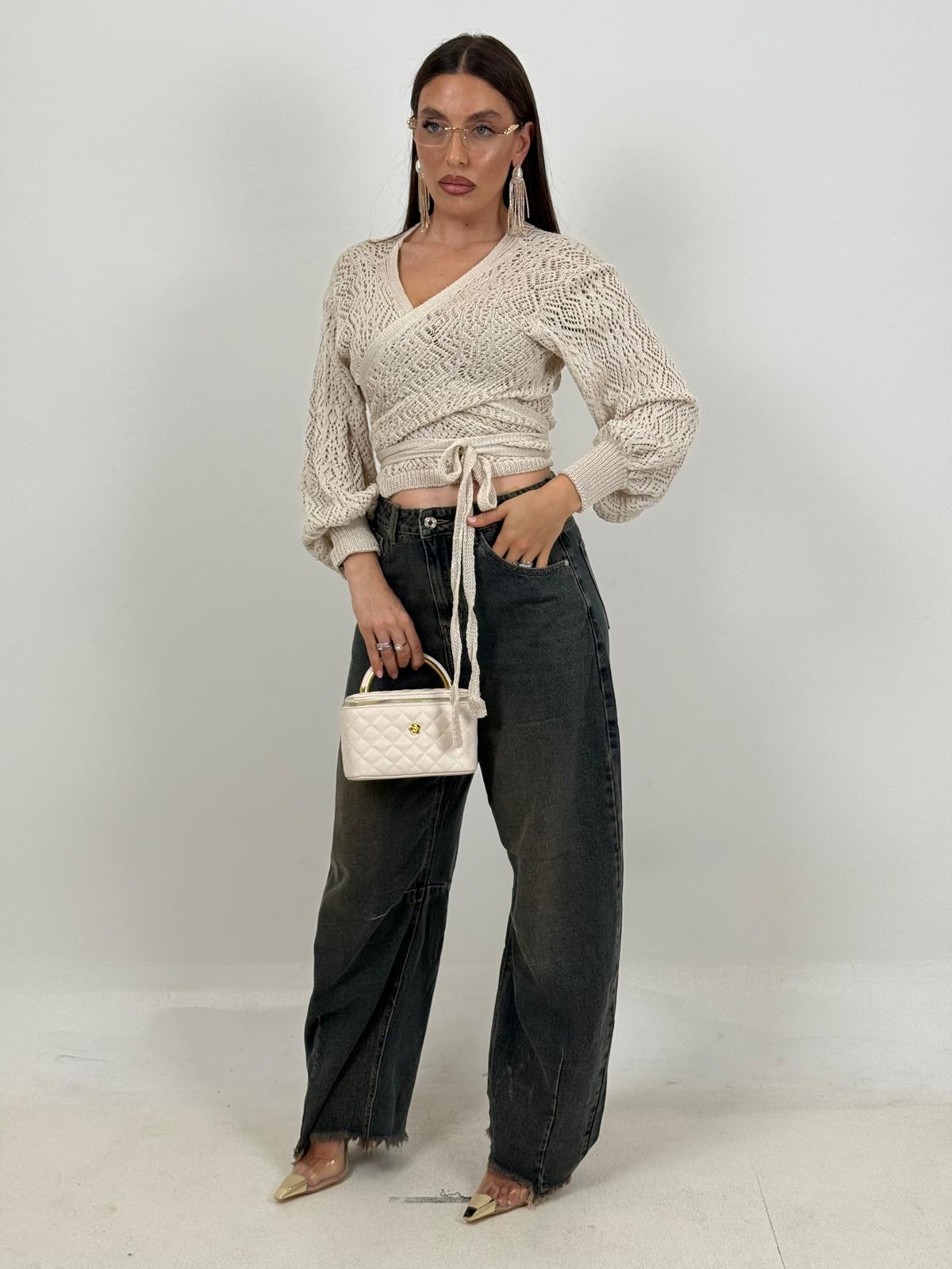 Cardigan LUCY ad incrocio