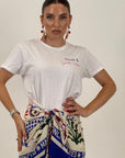 T-shirt in cotone PAREO & GOOD VIBES