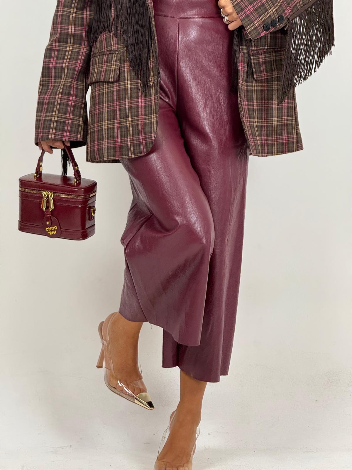 Pantalone AMBER in ecopelle