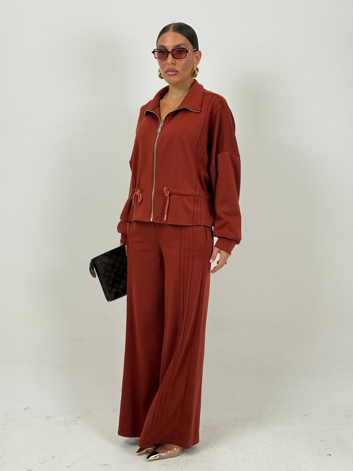Cordset ANITA - COMPLETO BLUSA CON ZIP E PANTALONE