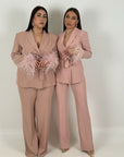 CURVY Tailleur Odette nella variante Rosa - top quality