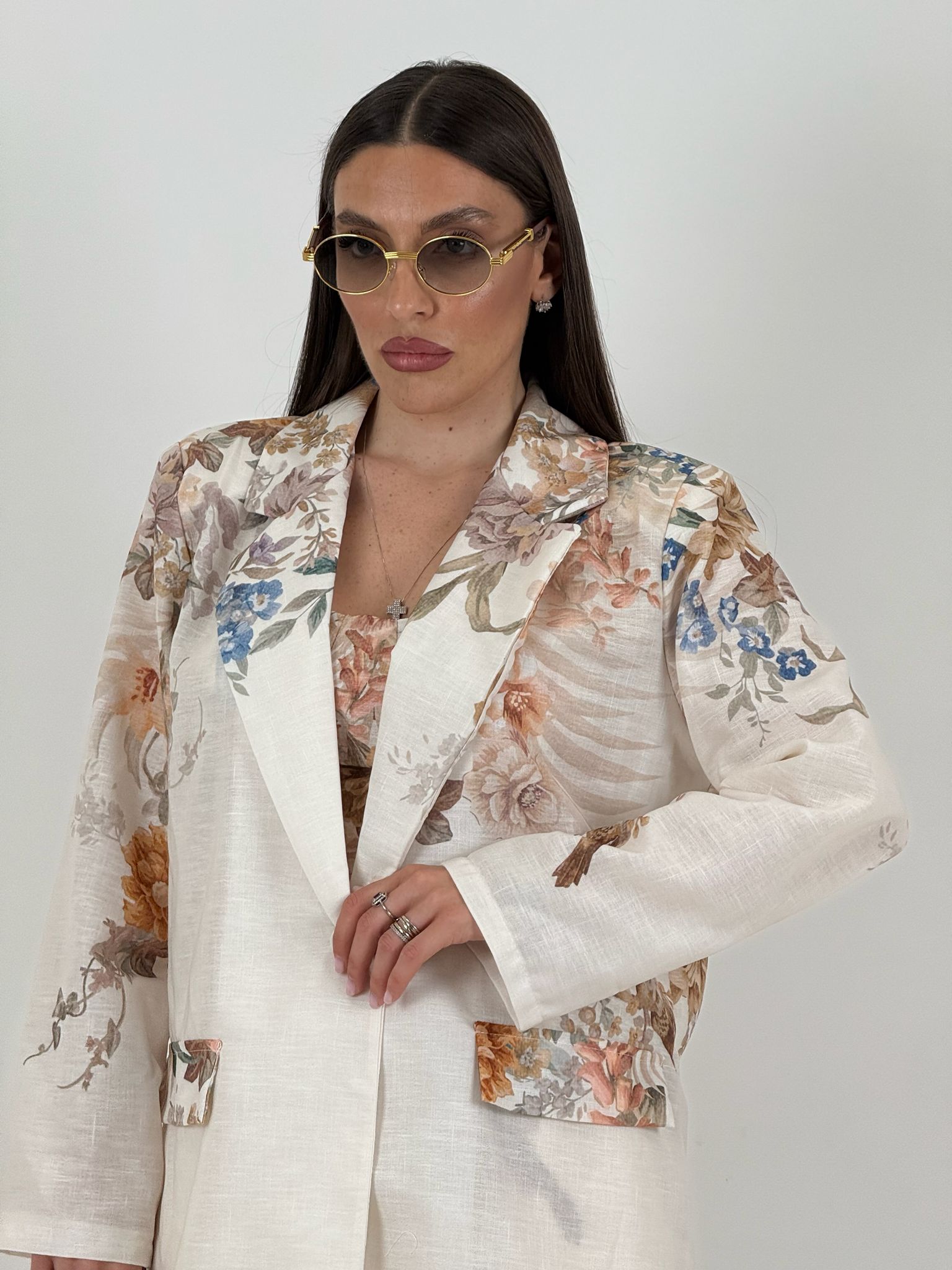 Tailleur MARIASOLE - tailleur tre pezzi semil lino