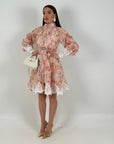 SALDO Abito NUH - Abito corto a fantasia COLLEZIONE CHIC
