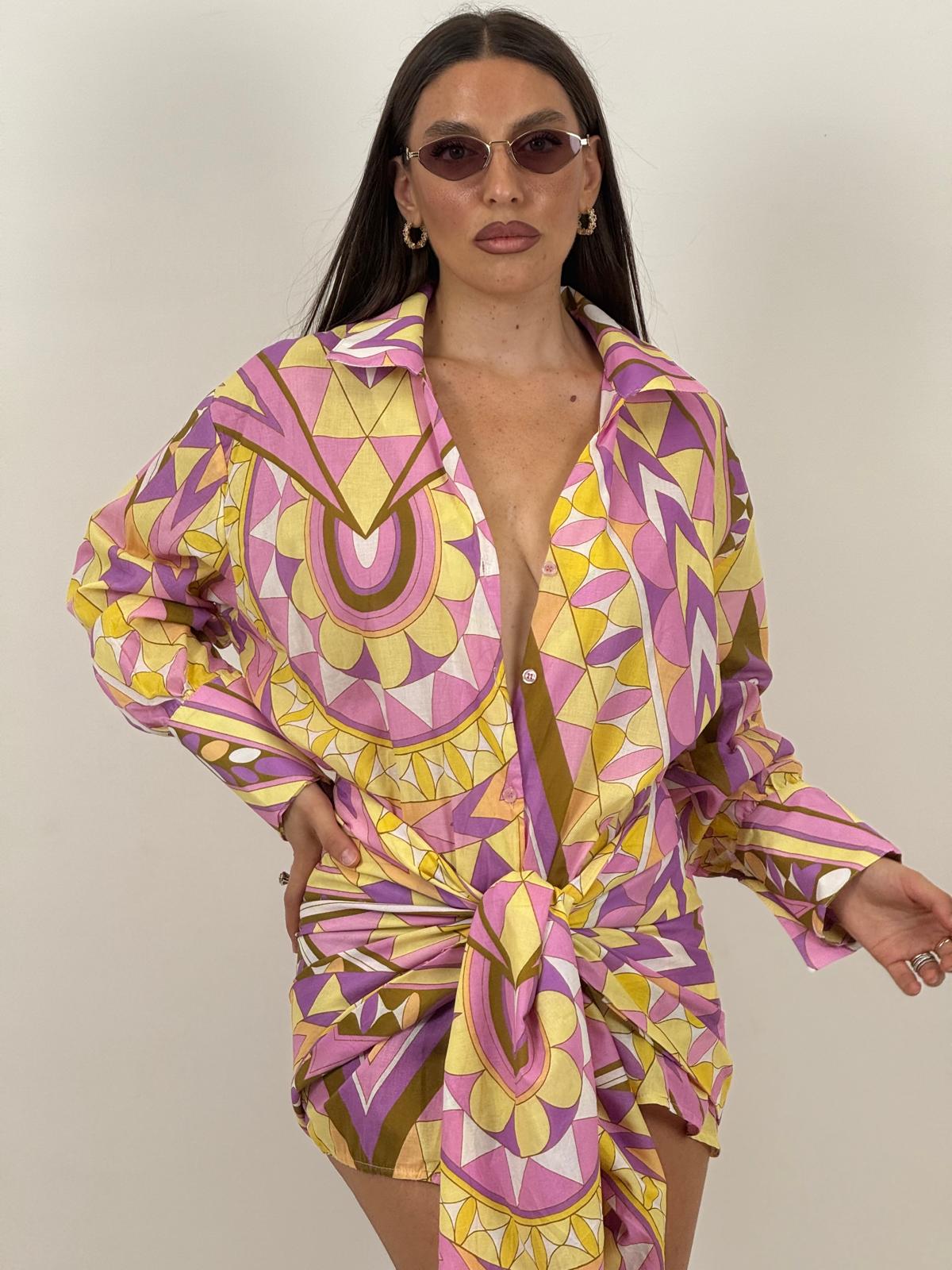 Cordset DELFINA - Completo camicia e gonna pareo