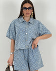 Cordset DIANA - Completo camicia e bermuda