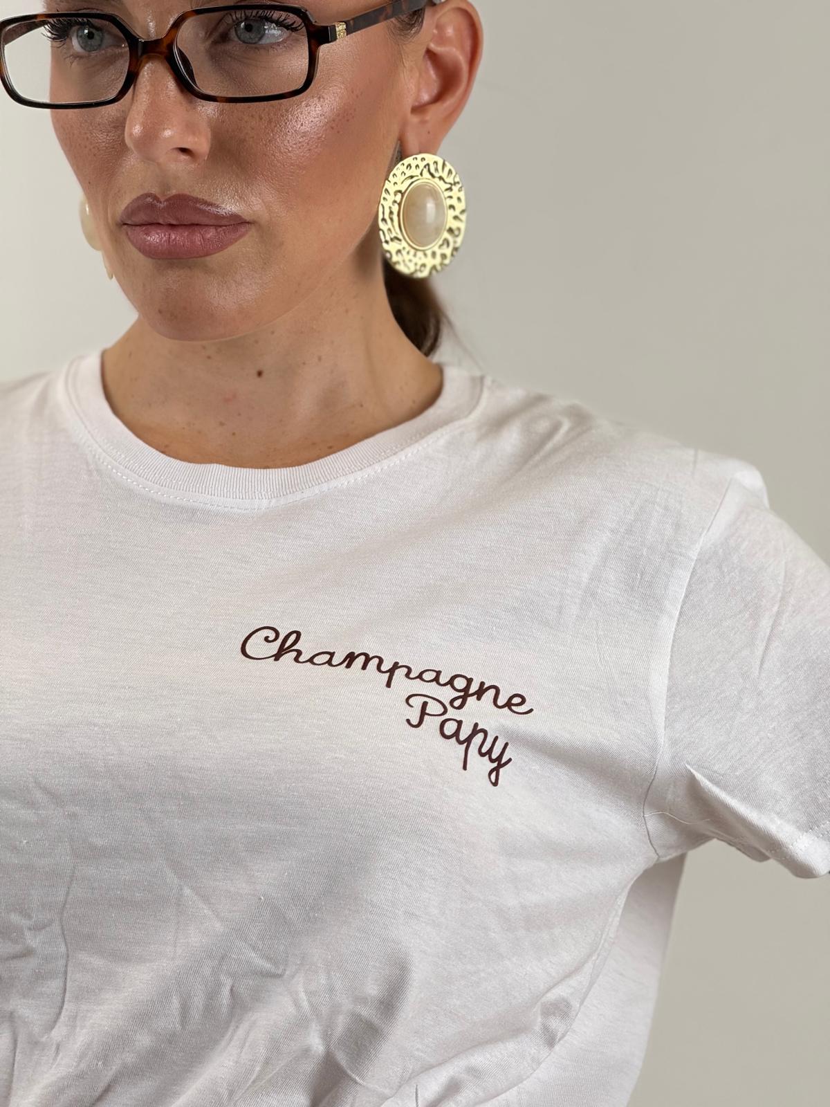 T-shirt in cotone CHAMPAGNE PAPY