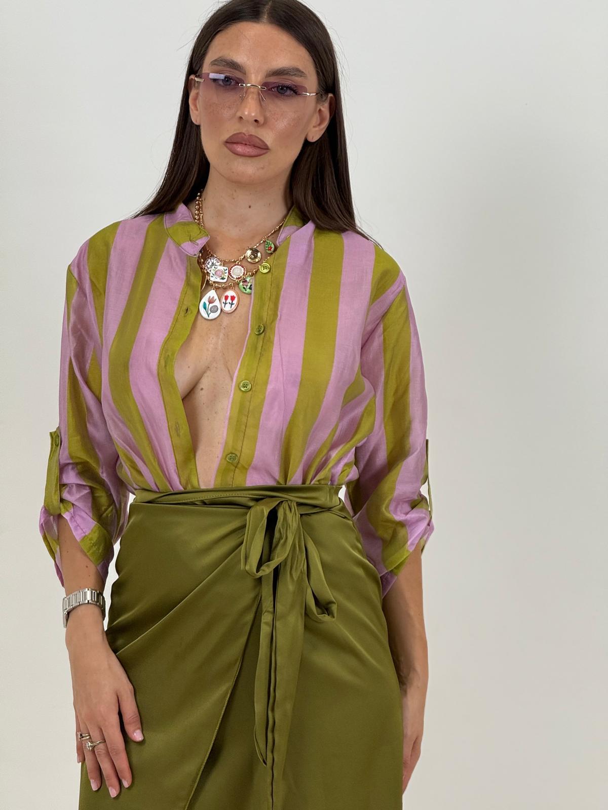 Camicia a righe LILLA&amp;VERDE