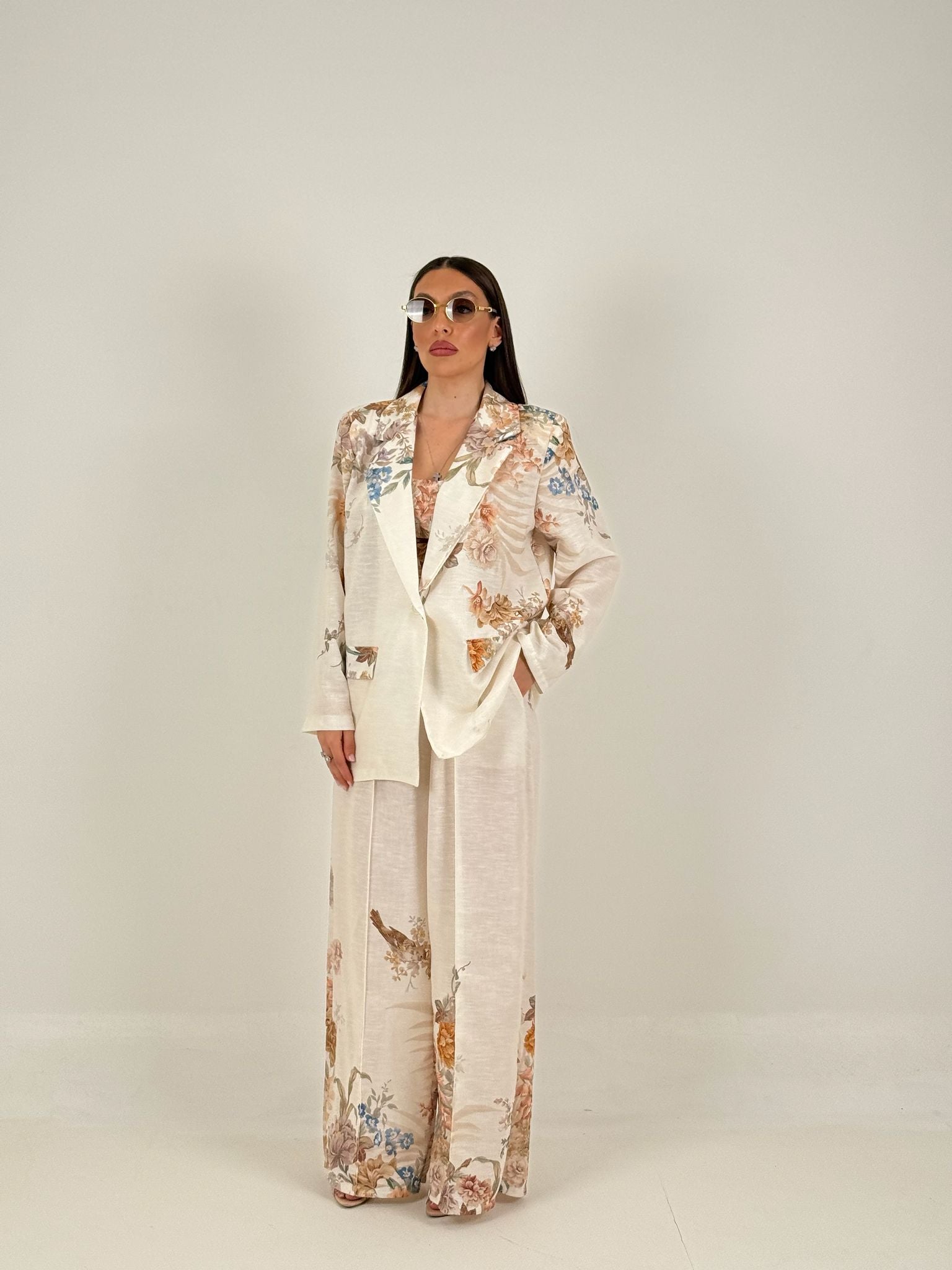 Tailleur MARIASOLE - tailleur tre pezzi semil lino