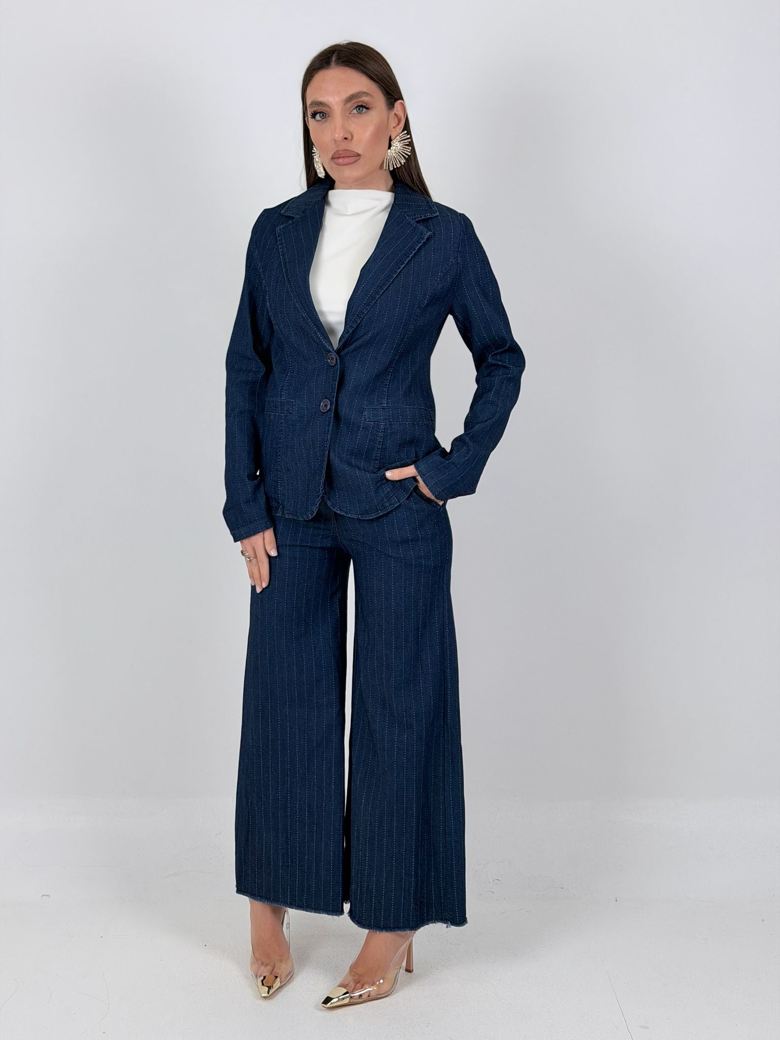 Tailleur JEANS - COMPLETO GIACCA E PANTALONE