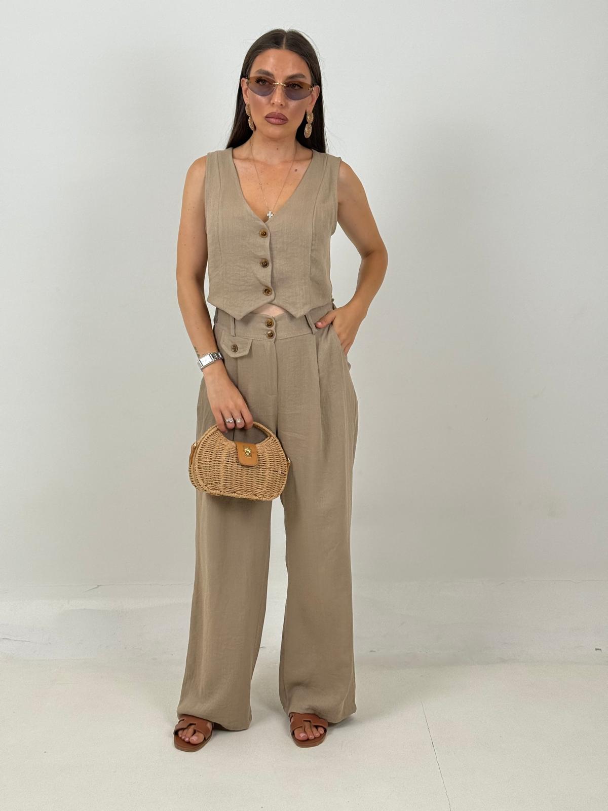 Cordset ALIZEE - Completo gilet e pantalone