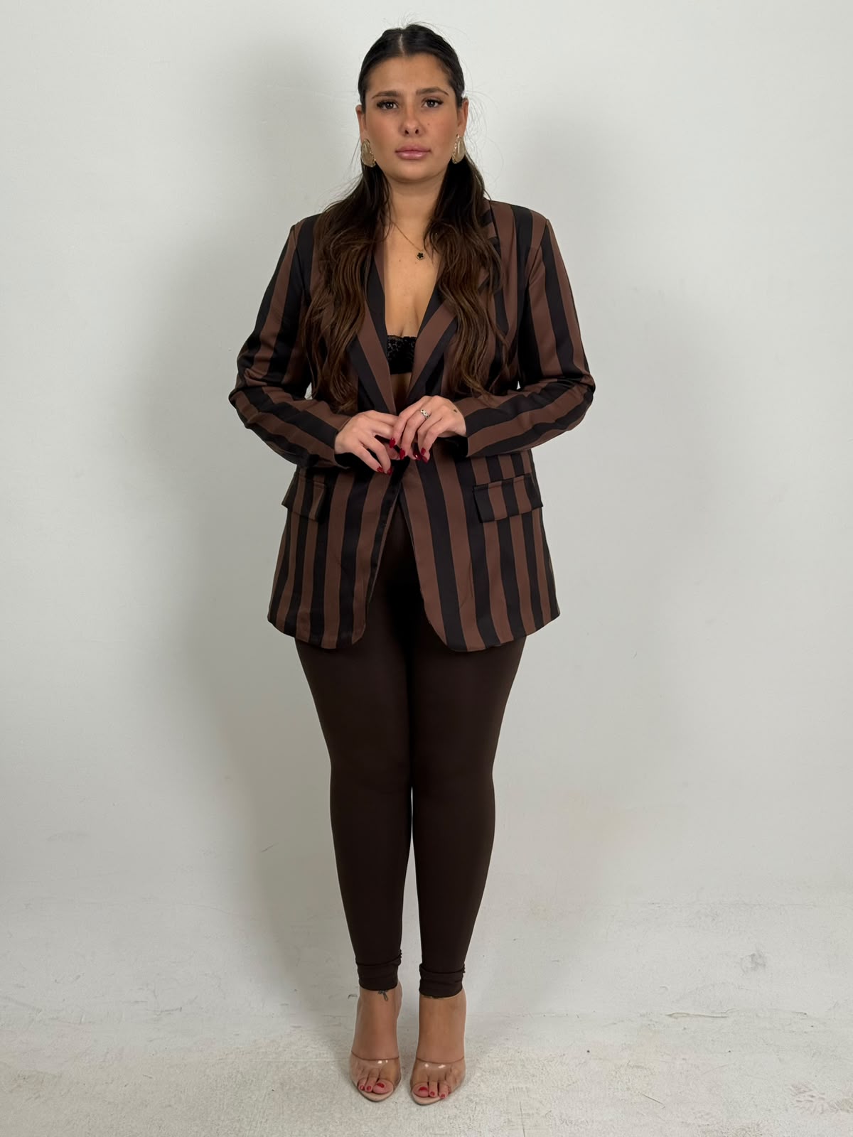 CURVY Giacca LAURETTA a righe