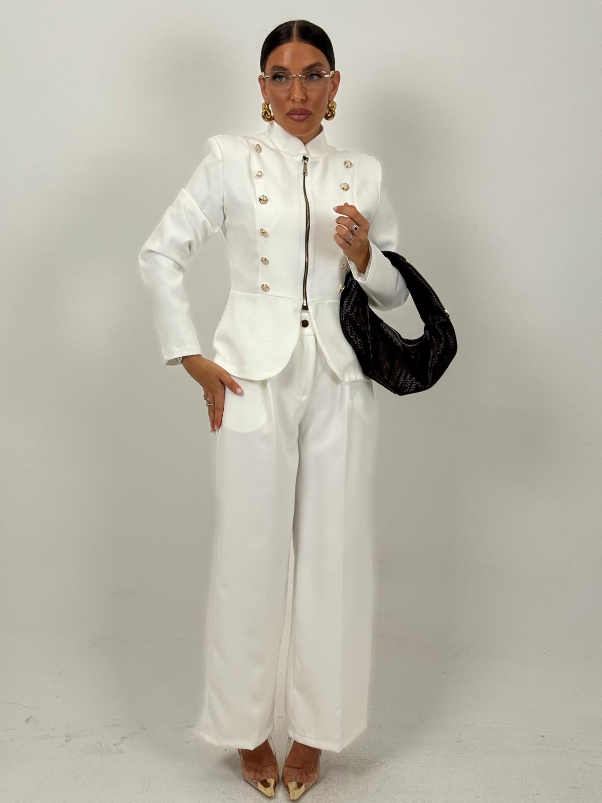 Tailleur CORONA 👑 - Completo giacca con collo coreano e pantalone