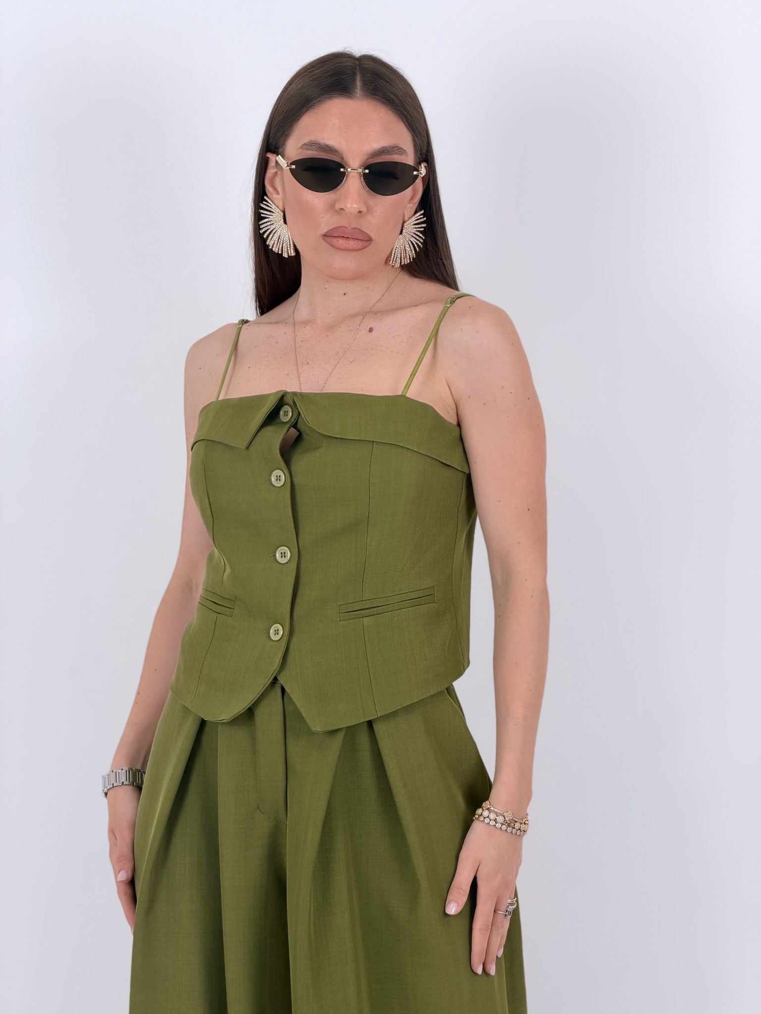 Cordset Natascia - Completo top e pantalone