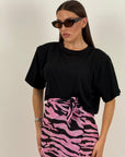 Gonna pareo ZEBRA ROSA