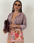 Camicia a righe JAN