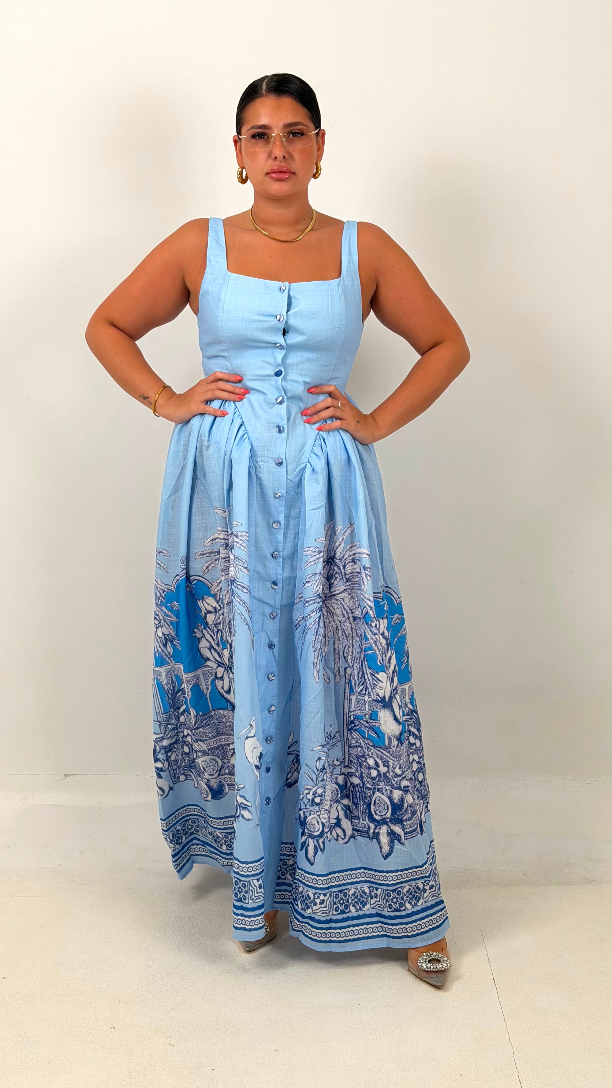 CURVY Abito SULTAN - Abito lungo COLLEZIONE CHIC