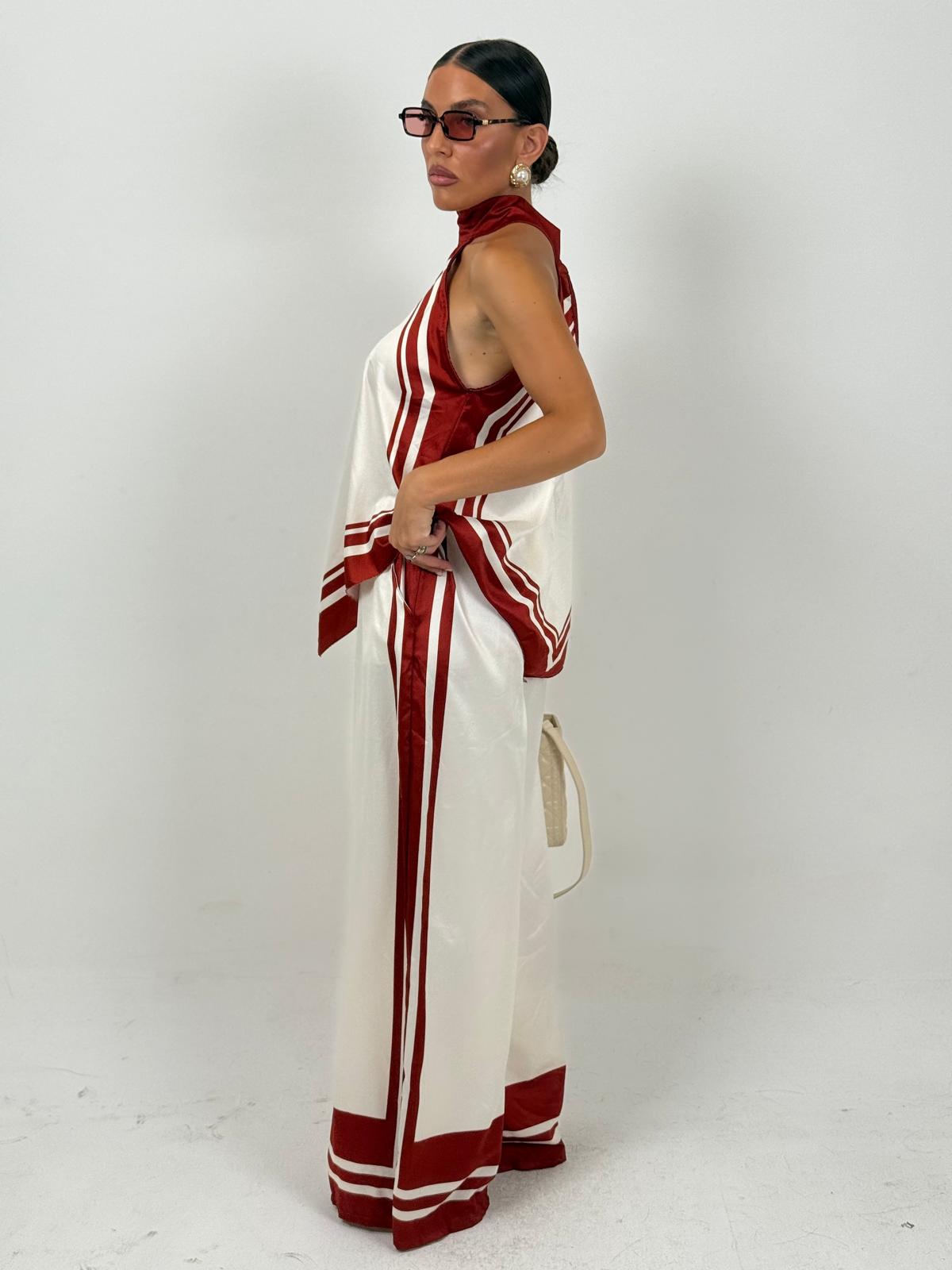 Cordset ARIA - Completo top e pantalone palazzo