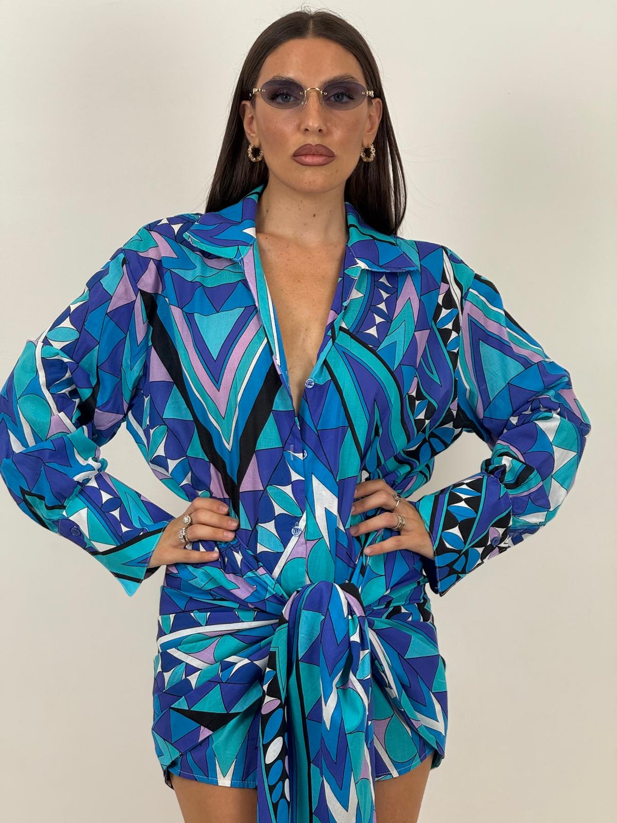 Cordset DELFINA - Completo camicia e gonna pareo