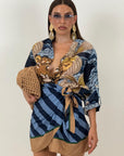 Cordset TIGROTTO - Completo gonna pareo e camicia