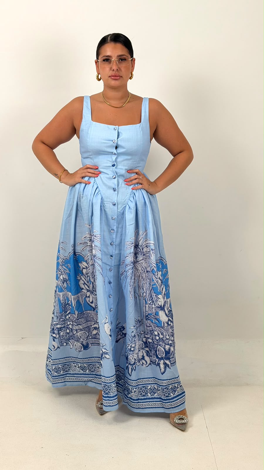 CURVY Abito SULTAN - Abito lungo COLLEZIONE CHIC
